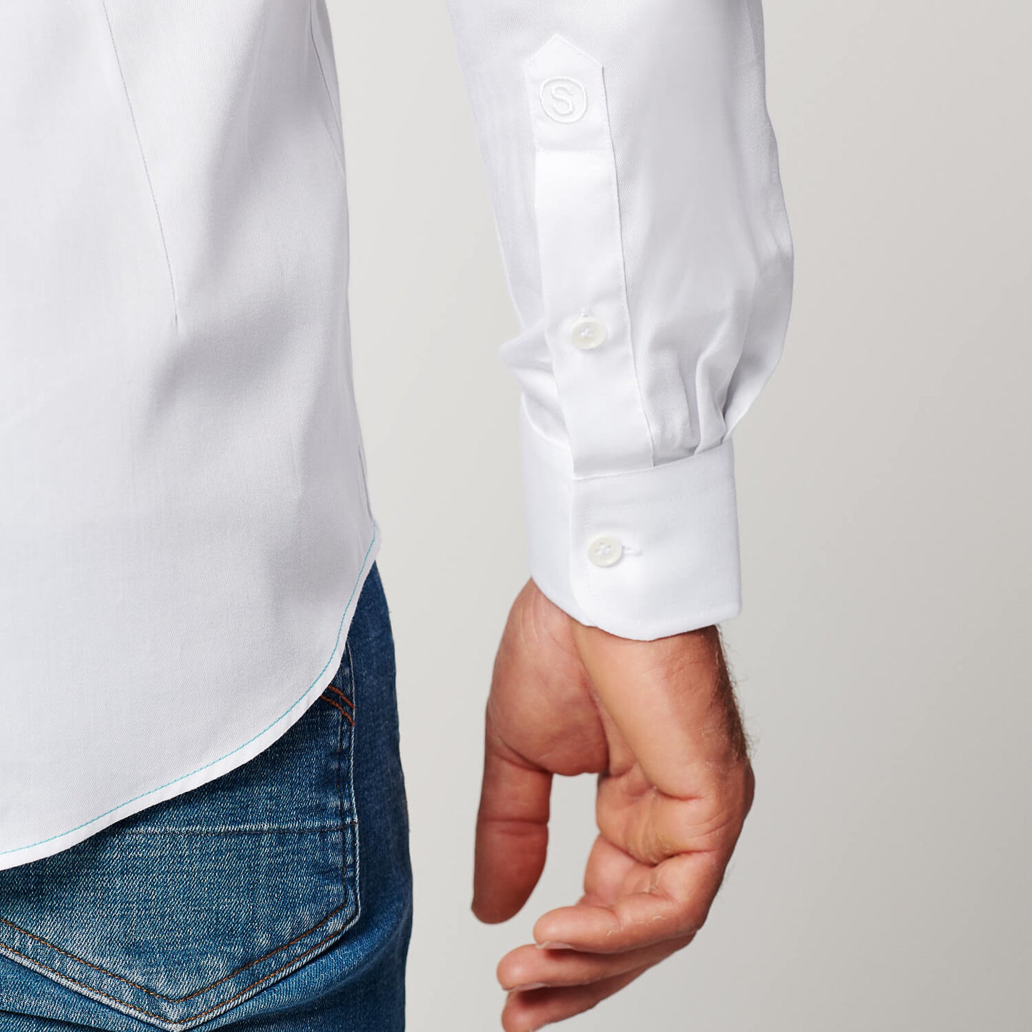 Overhemd - Regular Fit - Circular White