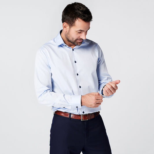 Shirt - Slim Fit - Business Blue