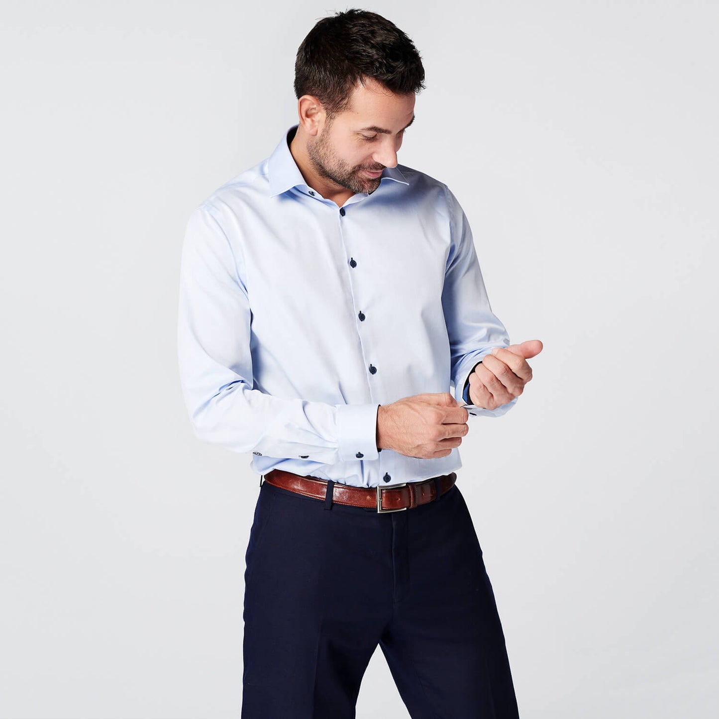 Overhemd - Slim Fit - Business Blue